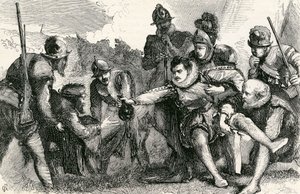 Death of Sir Philip Sidney at the Battle of Zutphen by English School