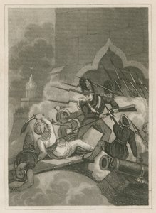 Death of Tippoo Sahib at the Siege of Serigapatam, India, 1799 by English School