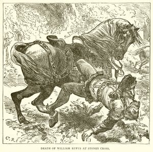 Death of William Rufus at Stoney Cross by English School