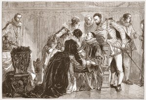 Death of William the Silent, Prince of Orange, illustration from 