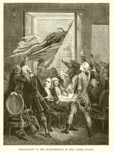 Declaration of the Independence of the United States by English School