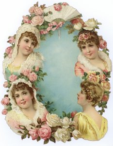 Decoration Featuring Portraits of Women