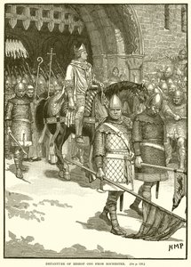Departure of Bishop Odo from Rochester