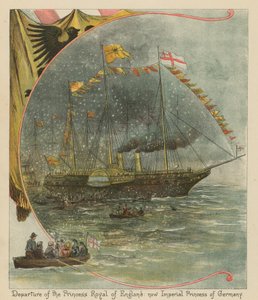 Departure of the Princess Royal of England: now Imperial Princess of Germany by English School