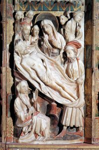 Deposition, Polyptych of the Passion (alabaster relief)
