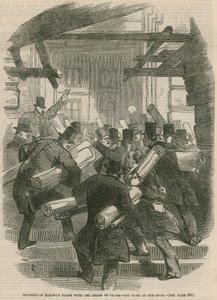 Deposits of railway plans with the Board of Trains - the rush at the door