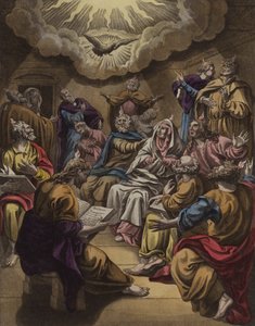 Descent of the Holy Ghost by English School