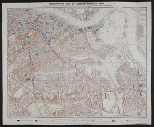 Descriptive Map of London Poverty, by Charles Booth by English School