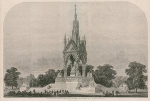 Design for the National Memorial of the Late Prince Consort by English School