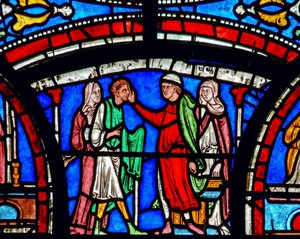 Detail from the Miracle Window by English School