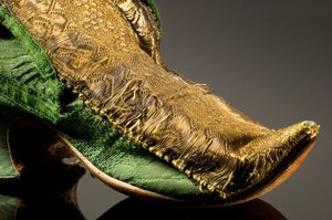 Detail of a shoe by English School