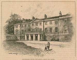 Devonshire House, Piccadilly, London, from the drive