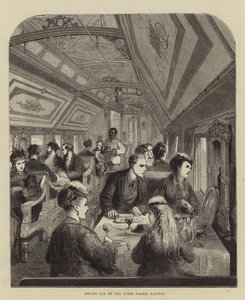 Dining Car on the Union Pacific Railway