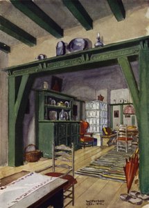 Dining and Living-Room in a Country House