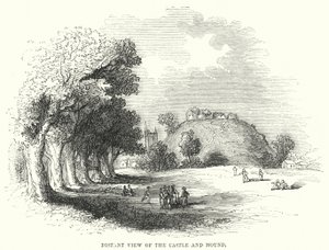 Distant View of the Castle and Mound