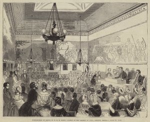 Distribution of Prizes by HRH Prince Albert at the Society of Arts, Adelphi, Monday, 10 June 1844