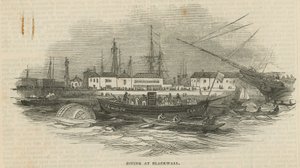 Diving at Blackwall by English School