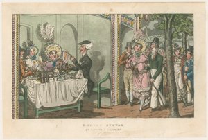 Doctor Syntax at Vauxhall Gardens by English School