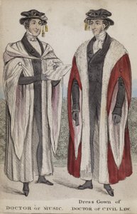 Doctor of Music, Dress Gown of Doctor of Civil Law by English School