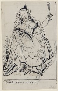 Doll Tear Sheet, c.1825 by English School