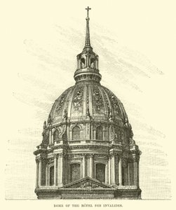 Dome of the Hotel des Invalides by English School