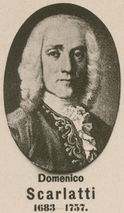 Domenico Scarlatti (engraving) by English School