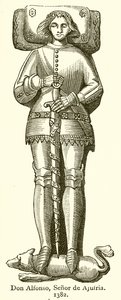 Don Alfonso, Lord of Ajufria. 1382
