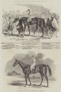 Doncaster Races by English School