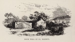 Doom Well of St Madron (engraving)