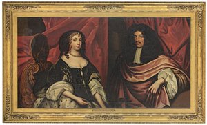 Double Portrait of King Charles II and Catherine of Braganza