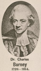 Dr Charles Burney by English School