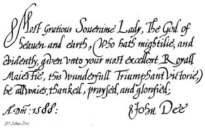 Dr. John Dee by English School