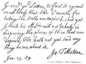 Dr John Tillotson