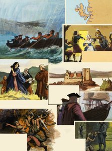Dr Johnson in Scotland by English School