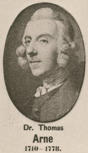 Dr Thomas Arne by English School