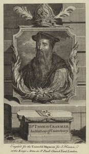 Dr Thomas Cranmer, Archbishop of Canterbury by English School