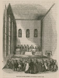 Drawing of the lottery at Naples April last by English School