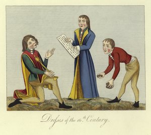 Dresses of the 16th Century by English School