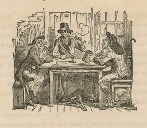Drinking in a London Tavern by English School