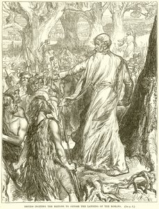 Druids Inciting the Britons to Oppose the Landing of the Romans