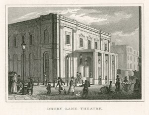 Drury Lane Theatre, London by English School