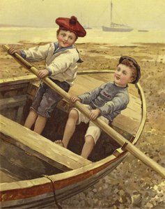 Dry-Land Sailors by English School
