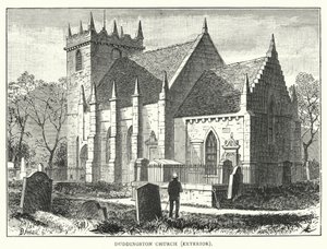 Duddingston Church, Exterior by English School