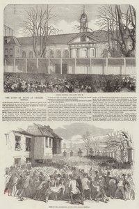 Duke of Wellington Lying in State at the Chelsea Hospital by English School