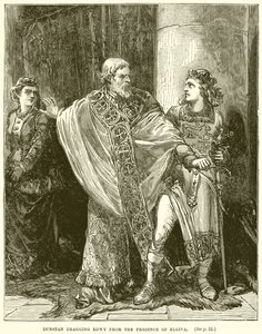 Dunstan Dragging Edwy from the Presence of Elgiva by English School
