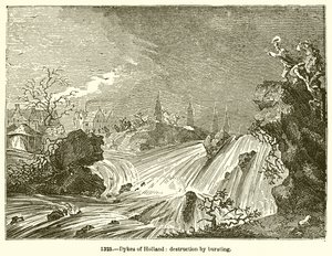Dykes of Holland: Destruction by Bursting by English School