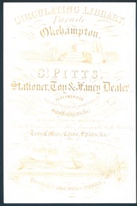 E Pitts, stationer, toy and fancy dealer by English School