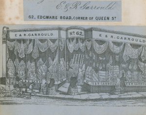 E & R Garrould, 62 Edgware Road, Corner of Queen Street, London
