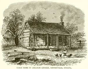 Early home of Abraham Lincoln, Gentryville, Indiana