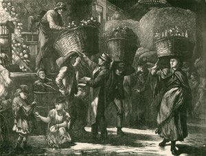 Early morning in Covent Garden Market, London